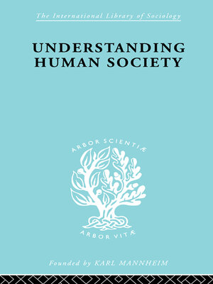 cover image of Understanding Human Society